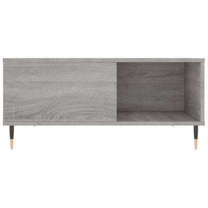 Coffee Table Grey Sonoma 80x80x36.5 cm Engineered Wood