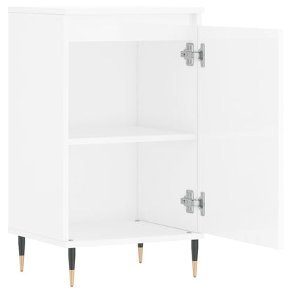 Sideboards 2 pcs High Gloss White 40x35x70 cm Engineered Wood