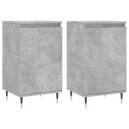 Sideboards 2 pcs Concrete Grey 40x35x70 cm Engineered Wood