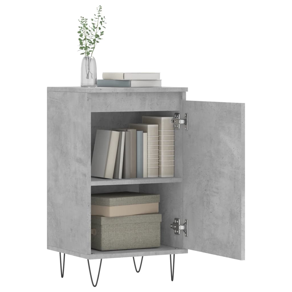 Sideboards 2 pcs Concrete Grey 40x35x70 cm Engineered Wood