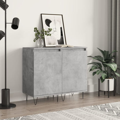 Sideboards 2 pcs Concrete Grey 40x35x70 cm Engineered Wood