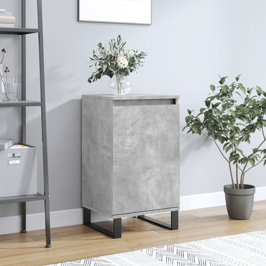 Sideboard Concrete Grey 40x35x70 cm Engineered Wood