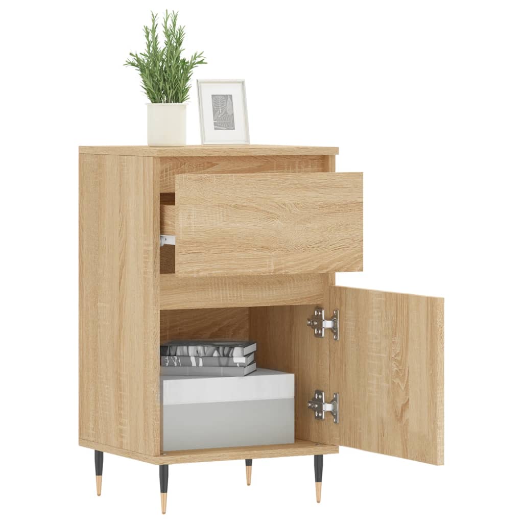 Sideboards 2 pcs Sonoma Oak 40x35x70 cm Engineered Wood