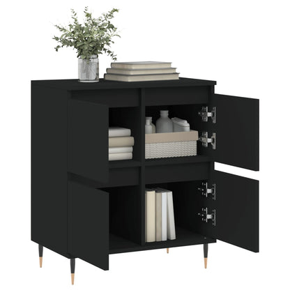 Sideboard Black 60x35x70 cm Engineered Wood