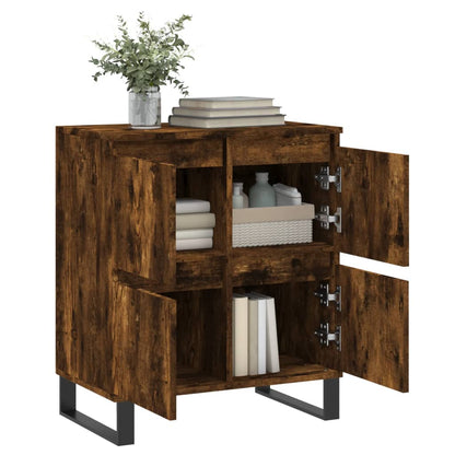 Sideboard Smoked Oak 60x35x70 cm Engineered Wood