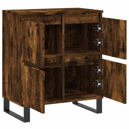 Sideboard Smoked Oak 60x35x70 cm Engineered Wood