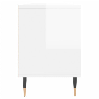 TV Cabinet High Gloss White 150x30x44.5 cm Engineered Wood