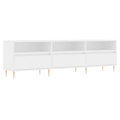 TV Cabinet White 150x30x44.5 cm Engineered Wood