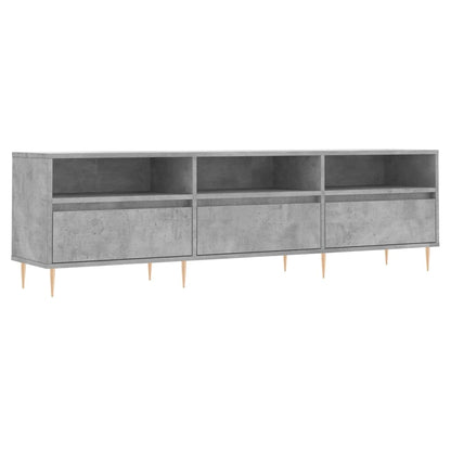 TV Cabinet Concrete Grey 150x30x44.5 cm Engineered Wood