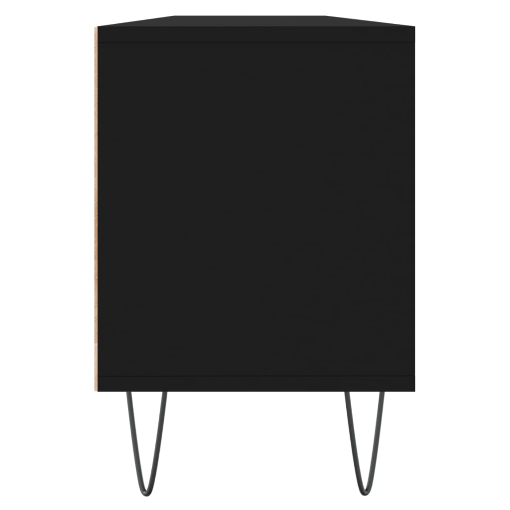 TV Cabinet Black 150x30x44.5 cm Engineered Wood