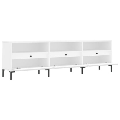 TV Cabinet White 150x30x44.5 cm Engineered Wood