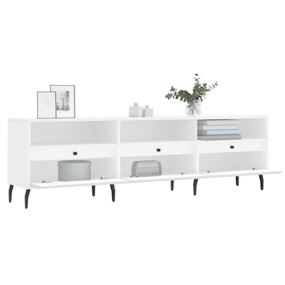 TV Cabinet White 150x30x44.5 cm Engineered Wood