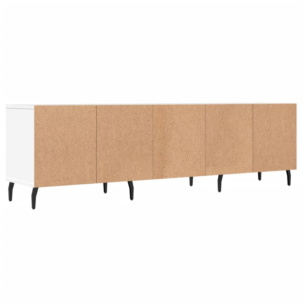 TV Cabinet White 150x30x44.5 cm Engineered Wood