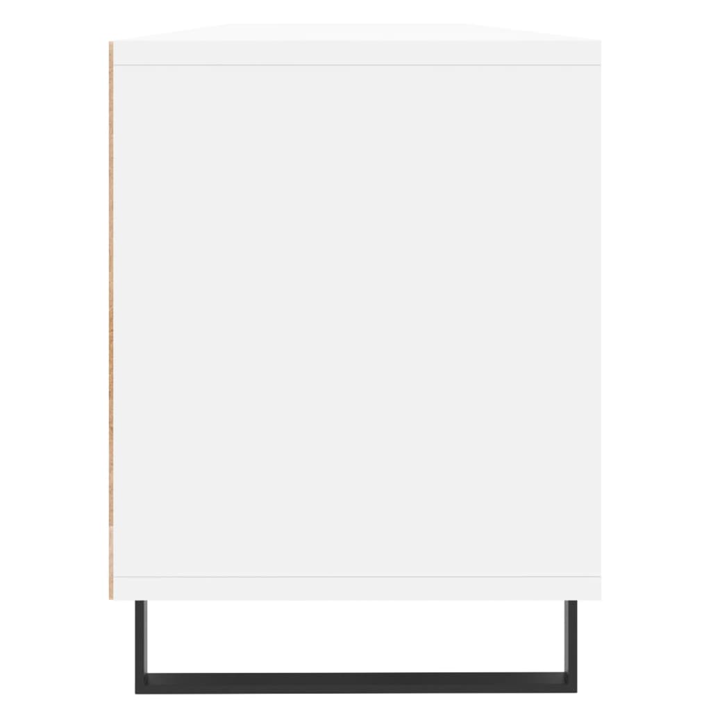 TV Cabinet White 150x30x44.5 cm Engineered Wood