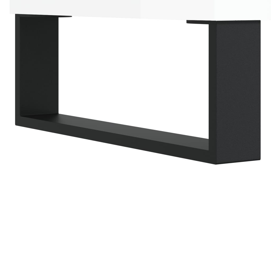 TV Cabinet High Gloss White 150x30x44.5 cm Engineered Wood