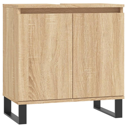 Bathroom Cabinet Sonoma Oak 58x33x60 cm Engineered Wood