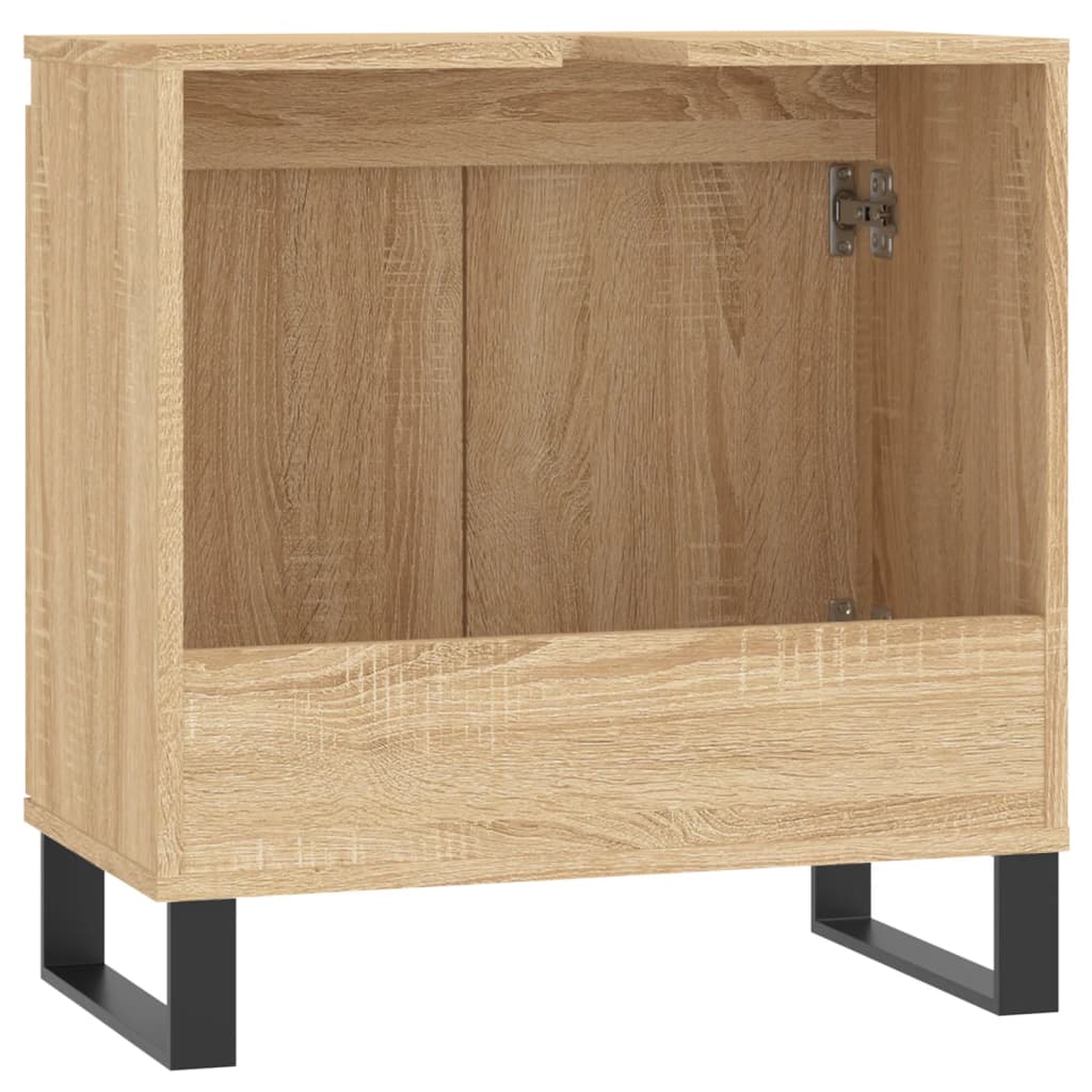 Bathroom Cabinet Sonoma Oak 58x33x60 cm Engineered Wood