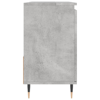 Bathroom Cabinet Concrete Grey 65x33x60 cm Engineered Wood