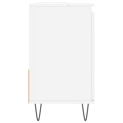 Bathroom Cabinet White 65x33x60 cm Engineered Wood