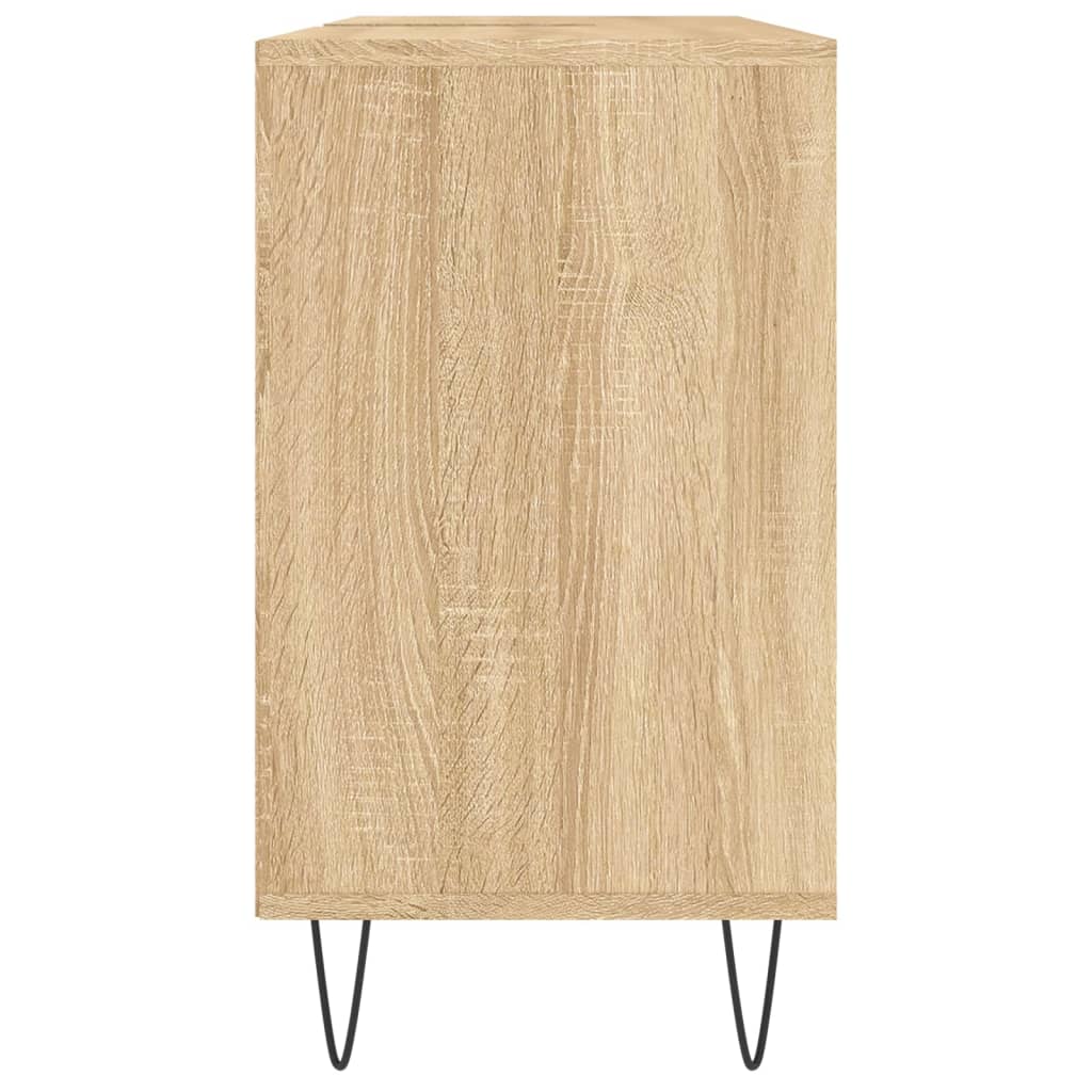 Bathroom Cabinet Sonoma Oak 80x33x60 cm Engineered Wood