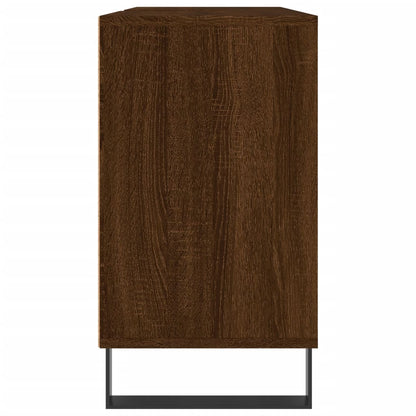 Bathroom Cabinet Brown Oak 80x33x60 cm Engineered Wood