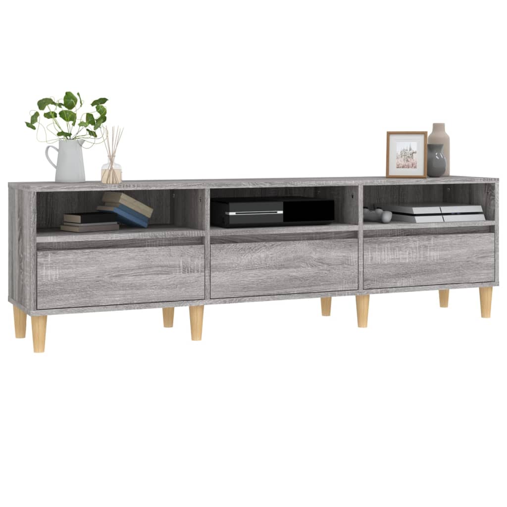 TV Cabinet Grey Sonoma 150x30x44.5 cm Engineered Wood