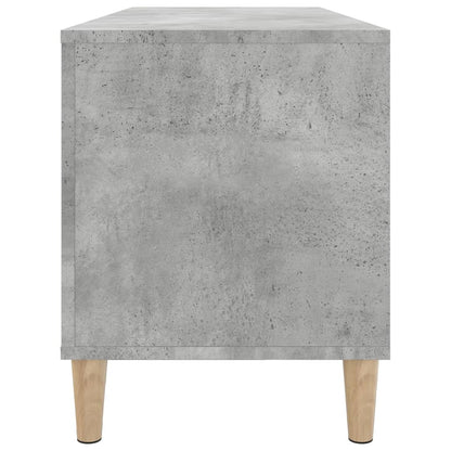 Record Cabinet Concrete Grey 100x38x48 cm Engineered Wood