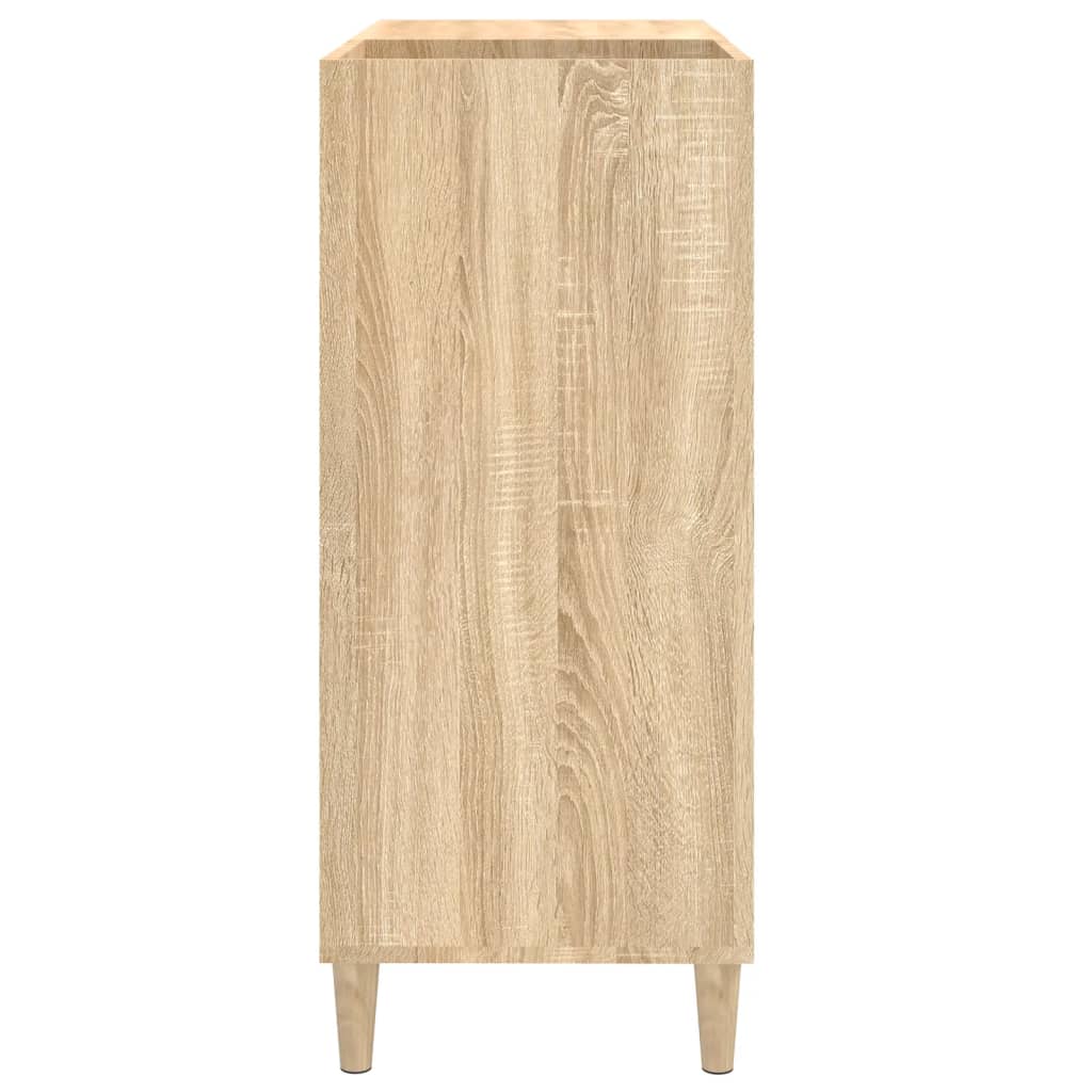 Record Cabinet Sonoma Oak 84.5x38x89 cm Engineered Wood