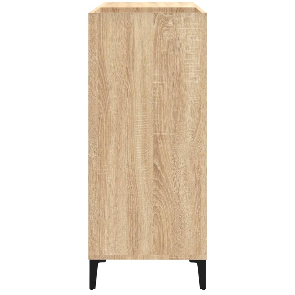 Record Cabinet Sonoma Oak 84.5x38x89 cm Engineered Wood