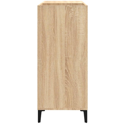 Record Cabinet Sonoma Oak 84.5x38x89 cm Engineered Wood