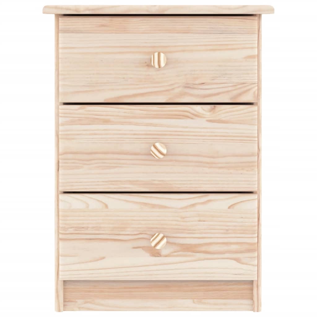 Bedside Cabinet ALTA 41x35x55.5 Solid Wood Pine