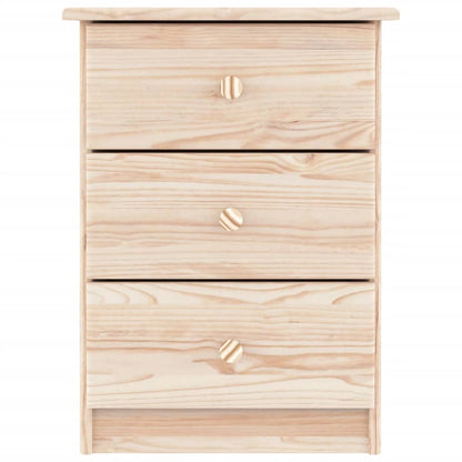 Bedside Cabinet ALTA 41x35x55.5 Solid Wood Pine