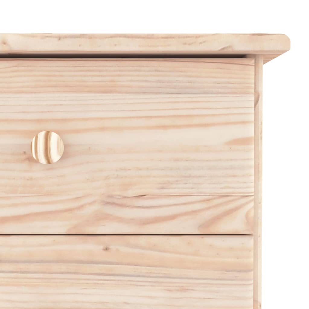 Chest of Drawers ALTA 112x35x73 cm Solid Wood Pine