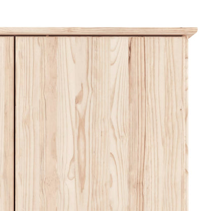 Wardrobe ALTA 90x55x170 cm Solid Wood Pine