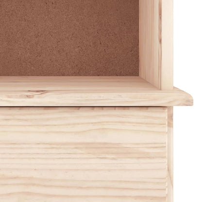 Bookcase with Drawers ALTA 60x35x142 cm Solid Wood Pine
