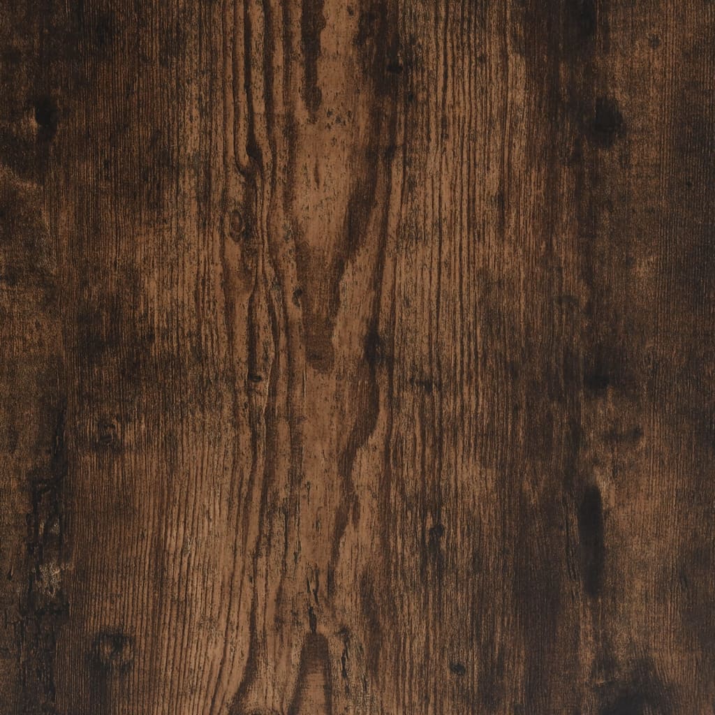 Desk Smoked Oak 100x55x75 cm Engineered Wood