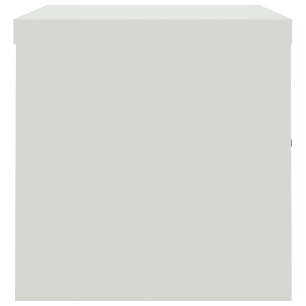 File Cabinet Light Grey 90x40x40 cm Steel