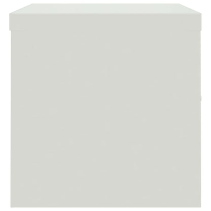 File Cabinet Light Grey 90x40x40 cm Steel