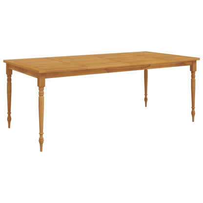 Batavia Table 200x100x75 cm Solid Wood Teak