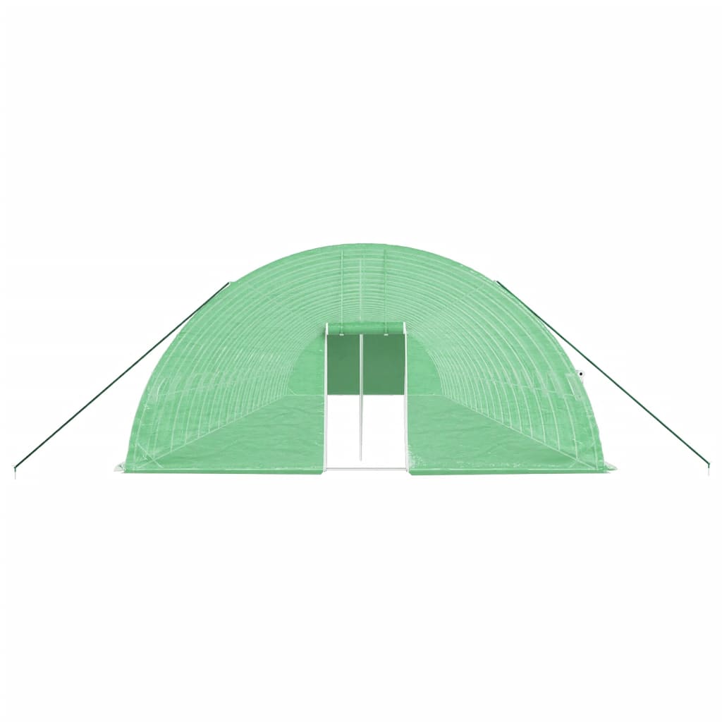 Greenhouse with Steel Frame Green 120 m² 20x6x2.85 m