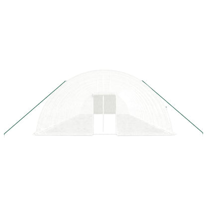 Greenhouse with Steel Frame White 108 m² 18x6x2.85 m