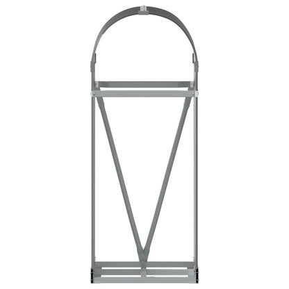 Log Holder Anthracite 40x45x100 cm Galvanised Steel