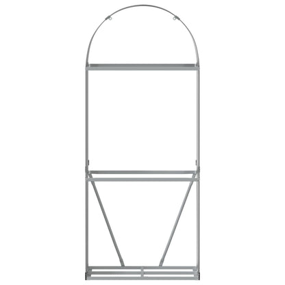 Log Holder Anthracite 80x45x190 cm Galvanised Steel