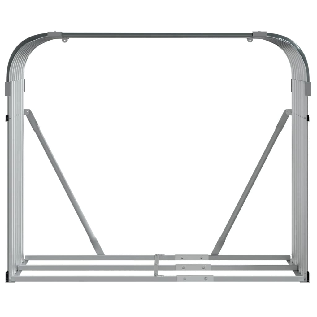 Log Holder Anthracite 120x45x100 cm Galvanised Steel