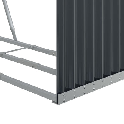 Log Holder Anthracite 120x45x100 cm Galvanised Steel