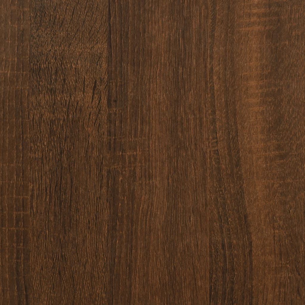 3 Piece TV Cabinet Set Brown Oak Engineered Wood