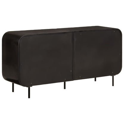 Sideboard 140x35x70 cm Solid Wood Reclaimed and Metal