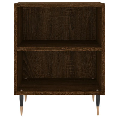 Bedside Cabinets 2 pcs Brown Oak 40x30x50 cm Engineered Wood