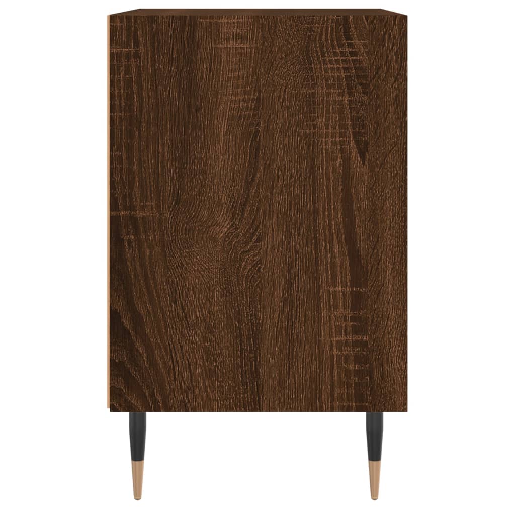 Bedside Cabinets 2 pcs Brown Oak 40x30x50 cm Engineered Wood