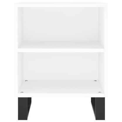 Bedside Cabinet White 40x30x50 cm Engineered Wood